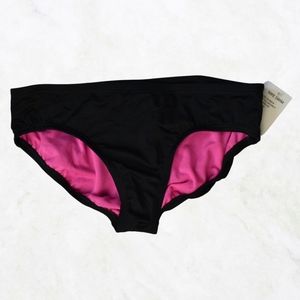 Nike Girls Full Coverage Bikini Bottom | Solid Black | Size XL | NWT